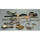 A collection of wristwatches