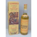 One bottle of 1990s Glenmorangie 10 Years Old Single Highland Malt Scotch Whisky in Handcrafts of