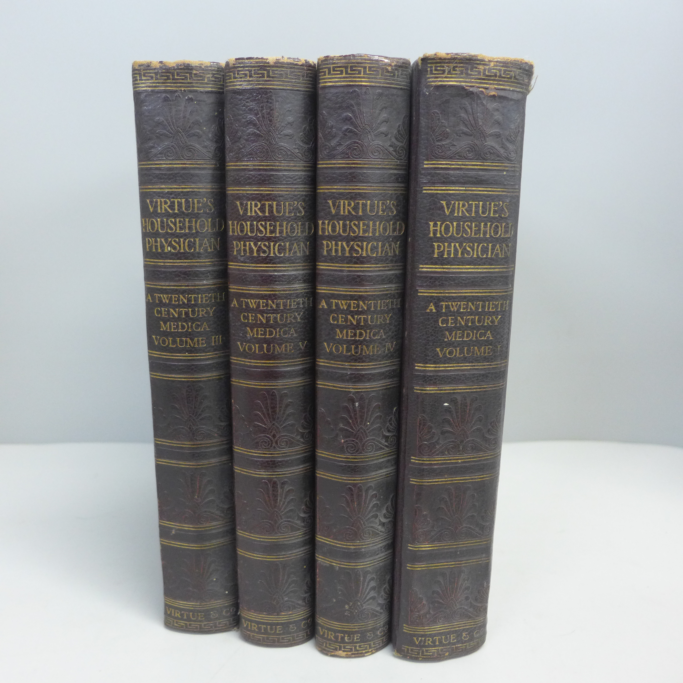 Four Virtue's Household Physician medical encyclopedias