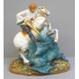 A Royal Doulton figure, St. George, HN2051