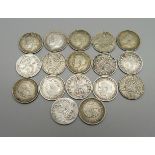 George V 3d coins 1911 to 1936, total weight 23g