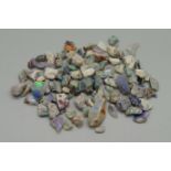 Assorted uncut opals