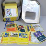 Pokemon cards, set 163, 492 cards in tin