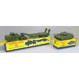 A Dinky Toys 651 Centurion Tank and 660 Tank Transporter