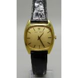 A Girard-Perregaux wristwatch, 20 micron rolled gold case