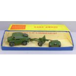 A Dinky Toys 25 Pounder Field Gun set, No. 697