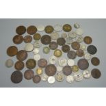 French and Portuguese coins, some 19th Century