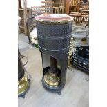 A vintage French paraffin heater