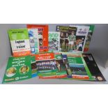 Football memorabilia; twenty football programmes featuring Northern and the Republic of Ireland