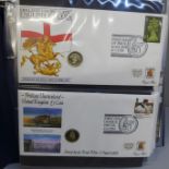 An album of twenty Royal Mail/Royal Mint Philatelic Numismatic covers