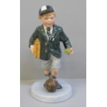 A Royal Doulton figure, Off to School, boxed