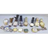 Seiko, Cimier, Slazenger and other wristwatches