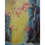Danielle O'Connor Akiyama (Canadian), Attachment III, limited edition glazed box print on canvas, 91