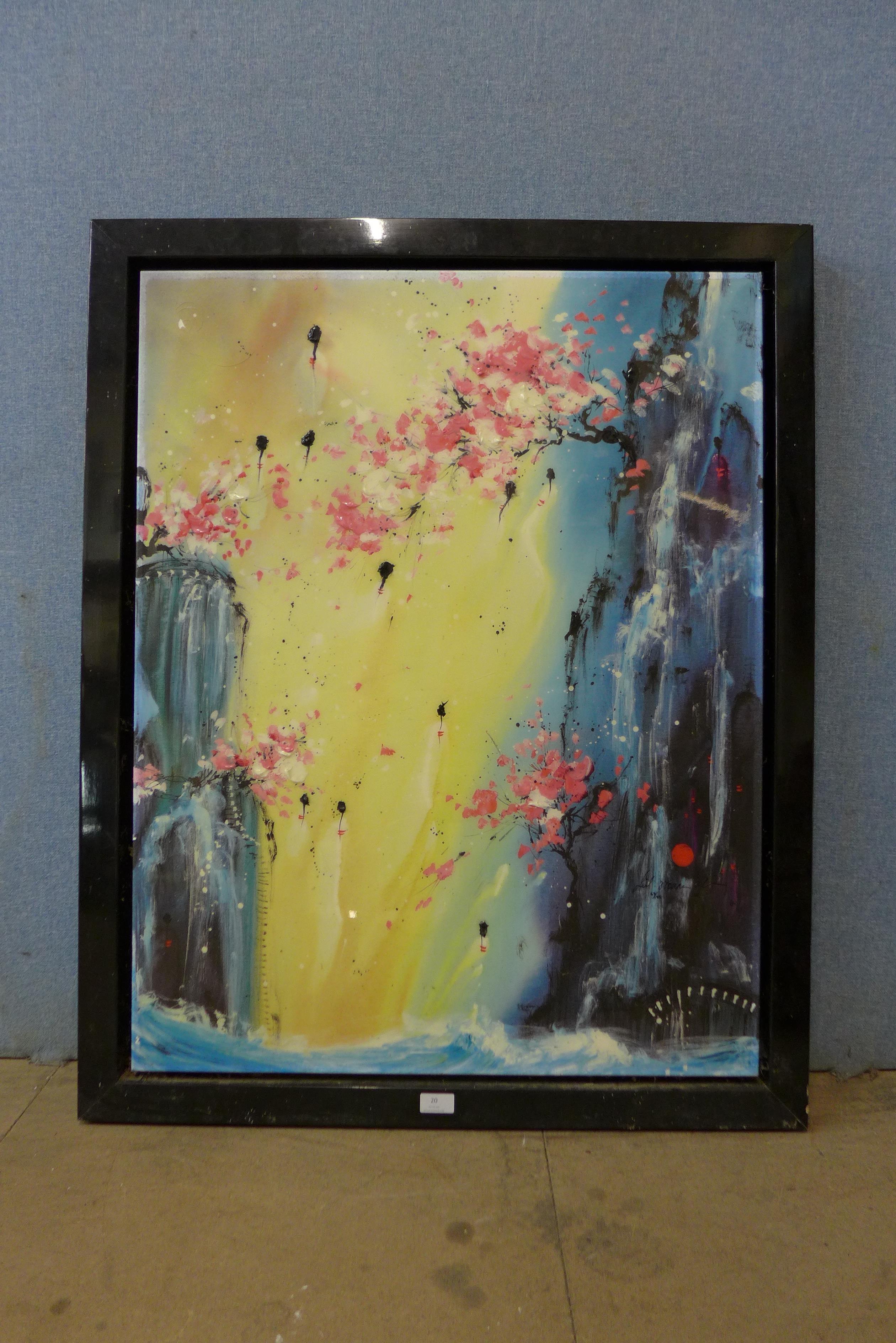 Danielle O'Connor Akiyama (Canadian), Attachment III, limited edition glazed box print on canvas, 91 - Bild 2 aus 4