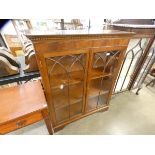 A Regency style mahogany two door bookcase