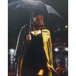 A signed Fabian Perez limited edition giclee print on canvas, November Rain Marissa, 57 x 44cms,
