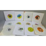 Forty UK/Jamaican reggae 7" singles