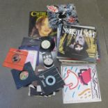 LP records and 7" singles, 1970s and 1980s including soul music, disco, etc.