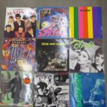 Fifteen LP records, 1970s and 1980s, Erasure, Blondie, Pet Shop Boys and Madness, etc.