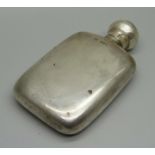 A small silver flask, Chester 1920, 38g