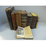 Nine 19th Century books