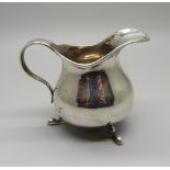 A small Victorian silver jug, Birmingham 1858, George Unite, 52g