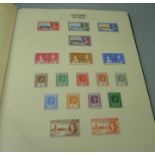 Stamps; The Utile Hinged Leaf Album of Commonwealth mint and used stamps, L to R