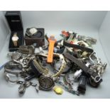 A collection of wristwatches