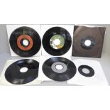 7" singles including jukebox only Black Label Oasis, Led Zeppelin, Queen, Beatles, etc.