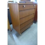 An Avalon Yatton teak chest of drawers