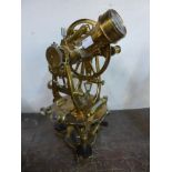 A Cooke, Troughton & Simms Ltd., London & York brass theodolite