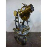 A brass theodolite