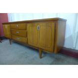 A teak sideboard