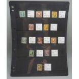 Stamps; a stock card of early Netherlands stamps, all identified and catalogued at over £850