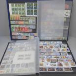 Two mint stock books of stamps including UK, Isle of Man, Germany, etc.