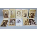 Sixty-two carte de visites