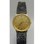 A gentleman's Longines Presence quartz date wristwatch with inscribed back