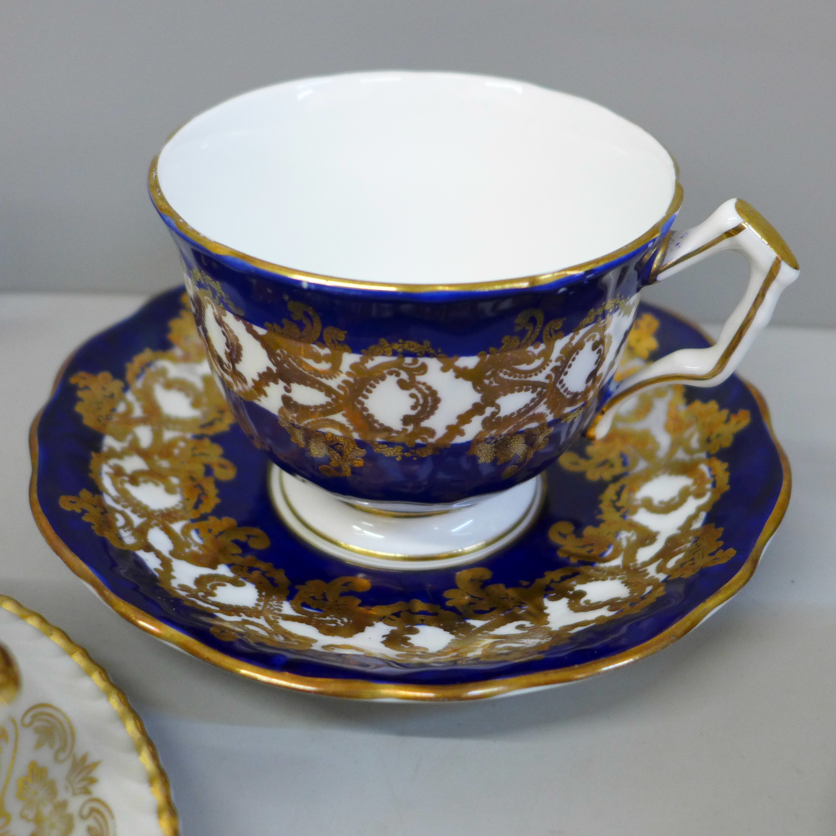 Seven cups and saucers including four Aynsley - Image 3 of 8