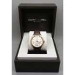 A gentleman's Raymond Weil automatic wristwatch, boxed, a/f crown loose * this lot is subject to VAT