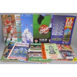 Sporting memorabilia; Liverpool home and away programmes from the 1960s onwards, 30 including 8