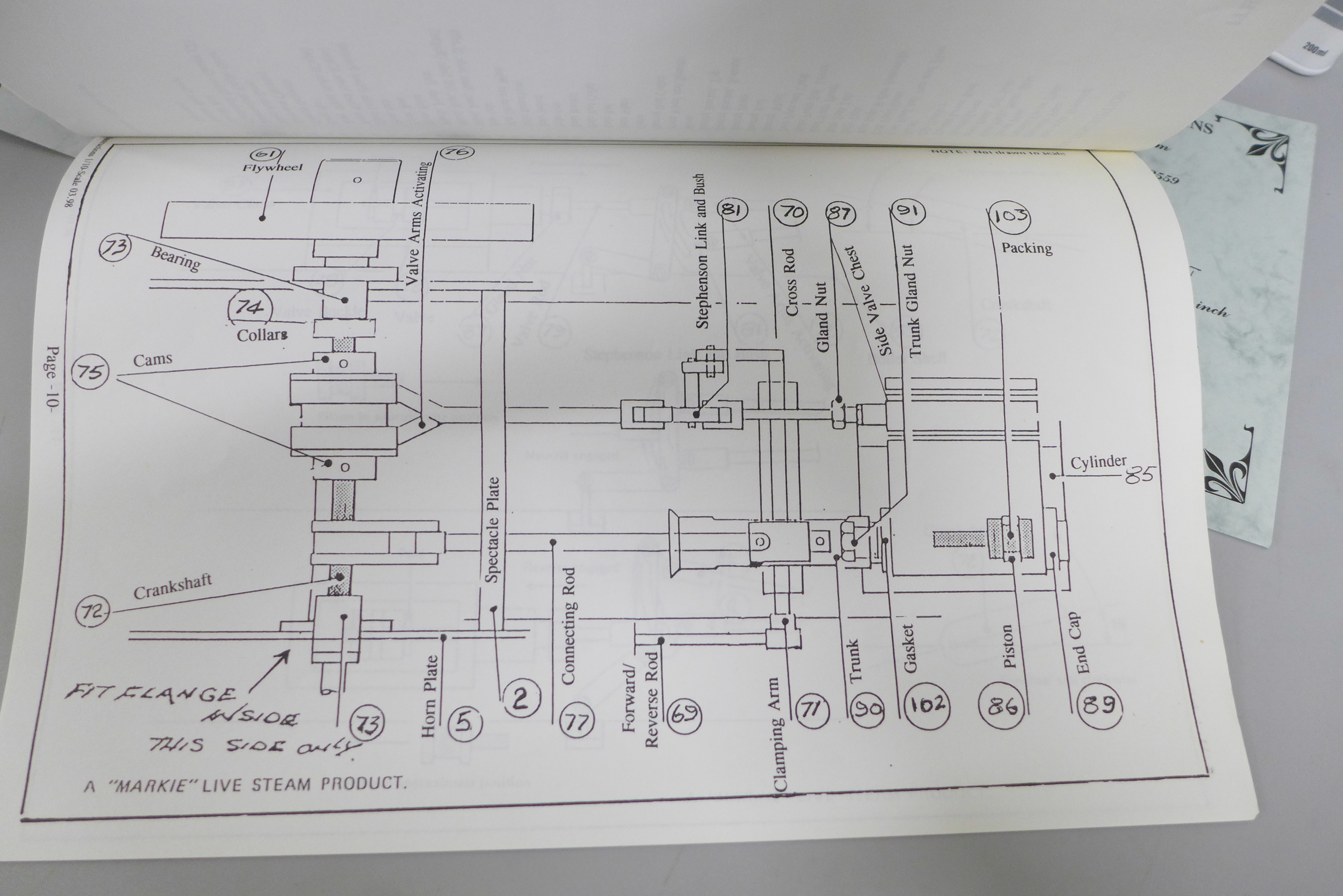 A 1/10th scale live steam model of a Burrell Showman's Traction Engine, by Markie Models, 1999, - Image 8 of 8