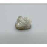 A rough/uncut diamond, 1.55cts