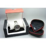 A Tissot Touch wristwatch, boxed