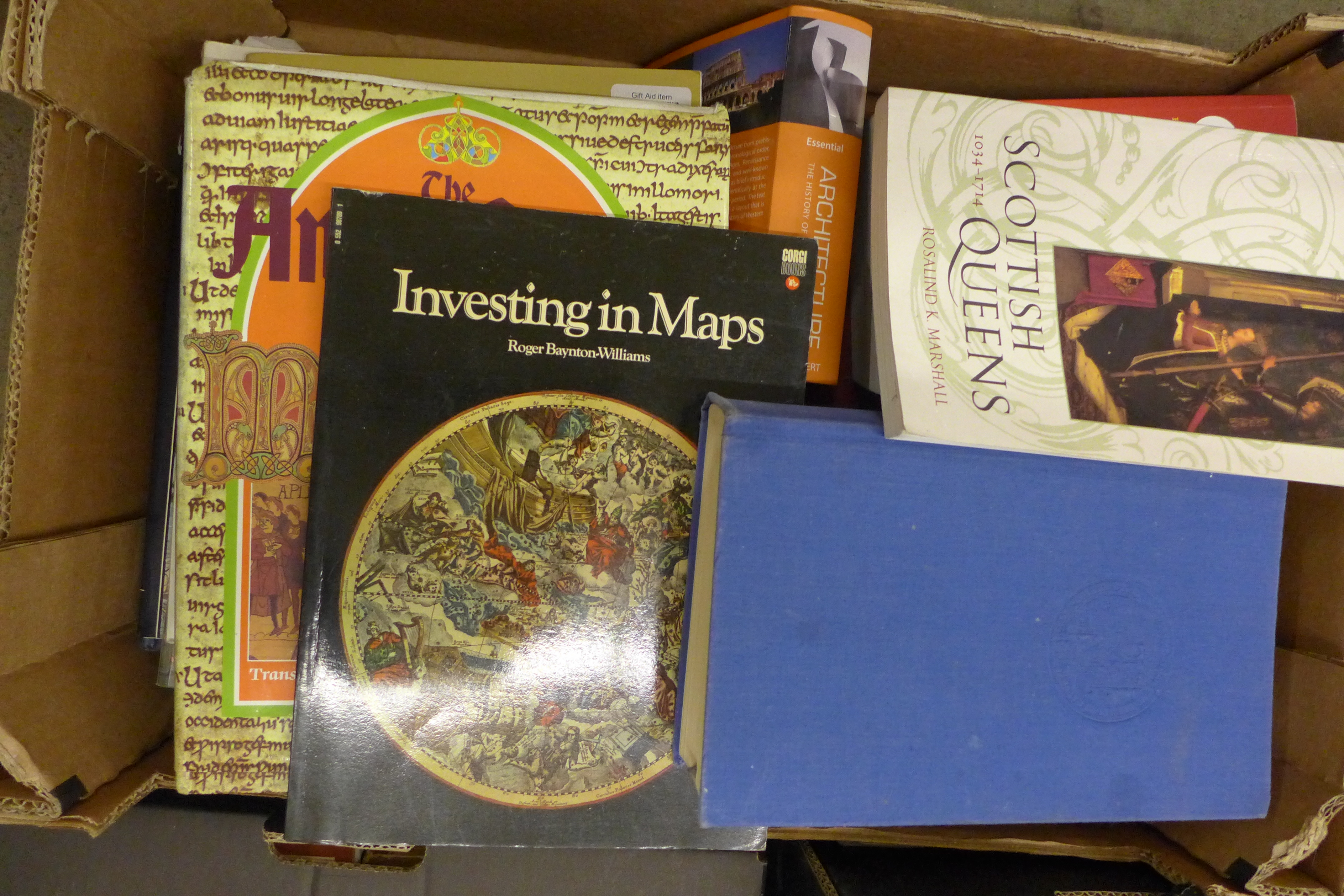 Five boxes of books, architecture, local history, history of England, churches, cathedrals, books of - Image 4 of 5