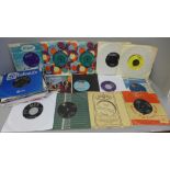 Forty rock n roll/rockabilly 7" singles and EPs
