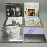 Autographed CDs including Chrissie Hynde (Pretenders), Sharleen Spiteri (Texas), Human League, etc.