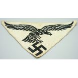 A WWII period Luftwaffe sports vest badge