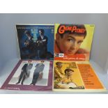 Four 1960s LP records, including three Everly Brothers