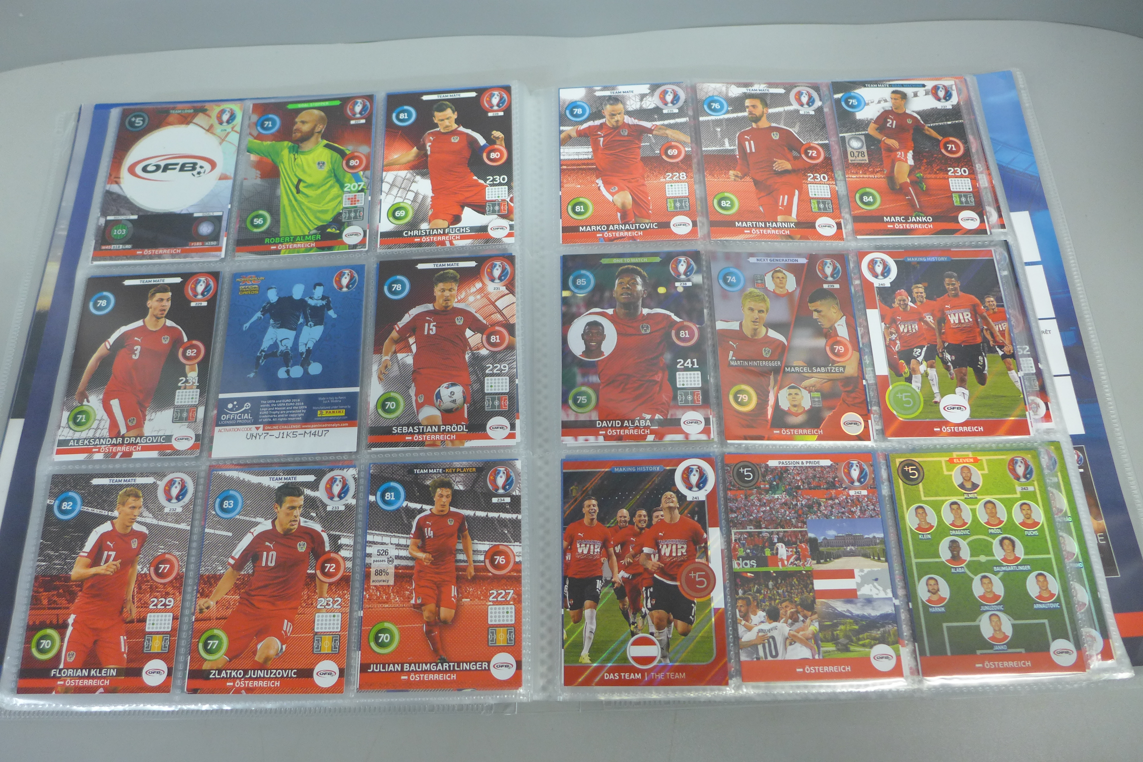 Euro 2016 Panini trading cards and album - Image 4 of 4