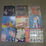 Seventeen Rolling Stones LP records including No.1 and No.2